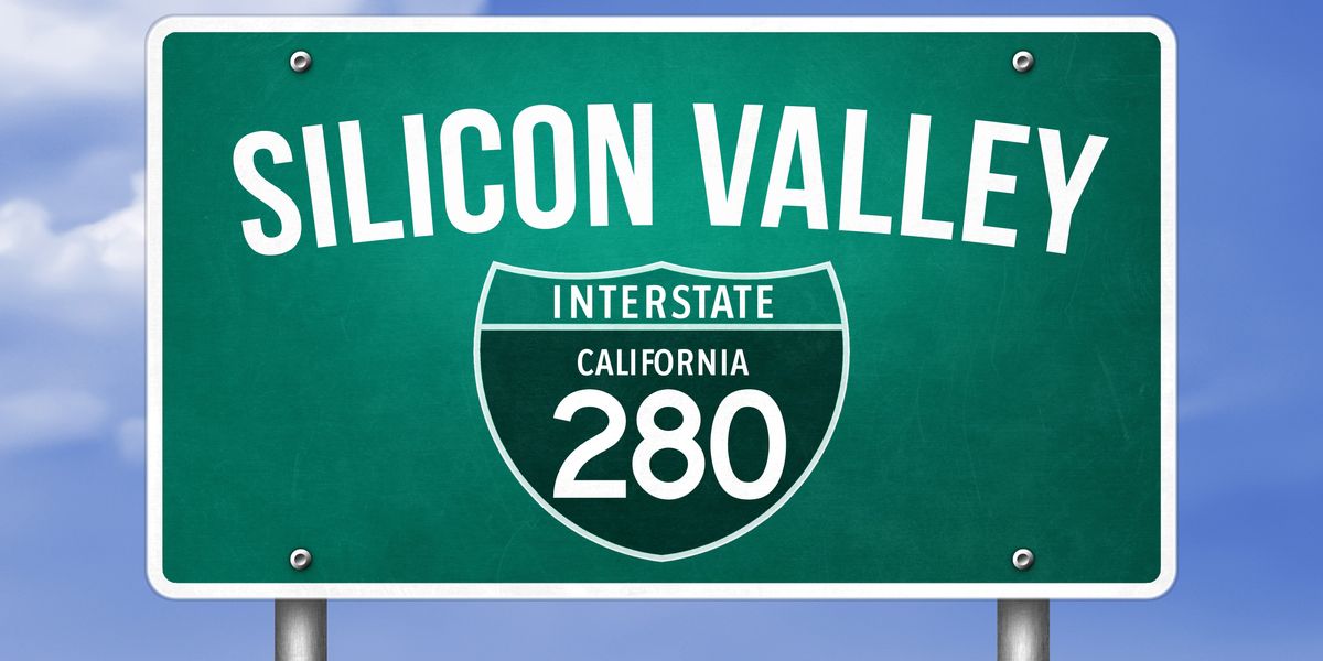 Silicon Valley road sign