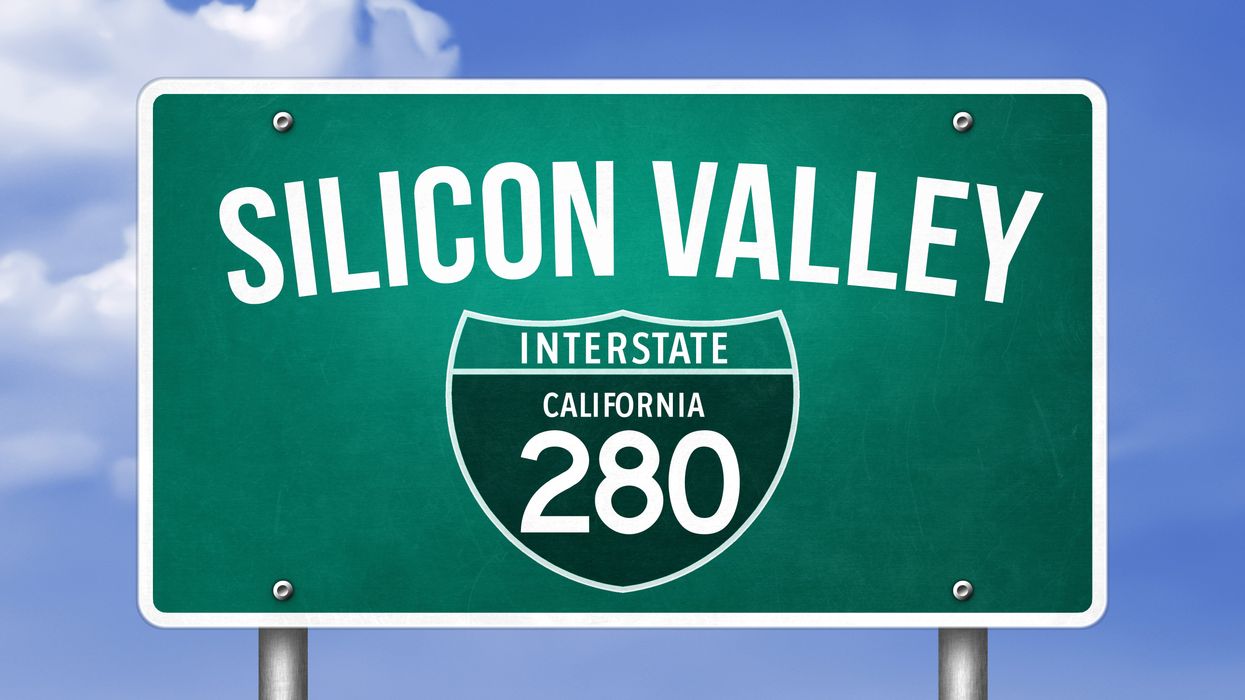 Silicon Valley road sign