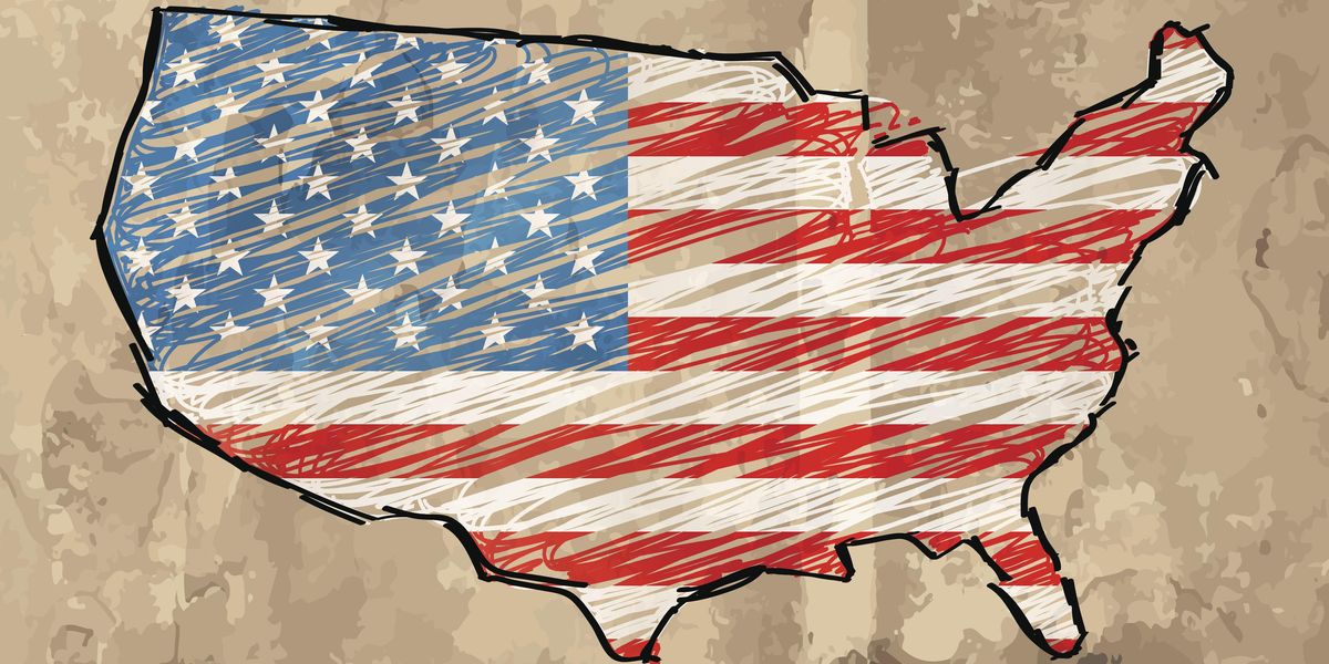 sketch of United States