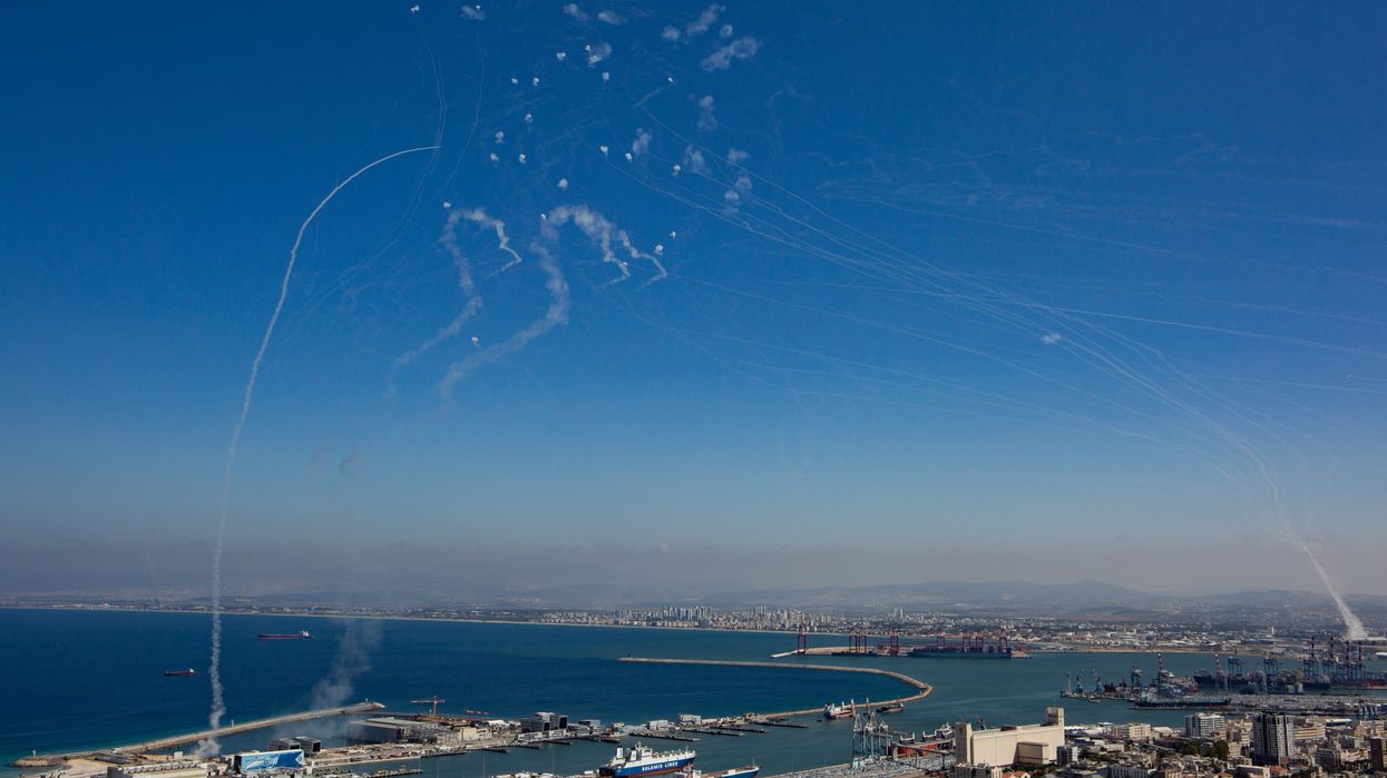 Skies over Haifa, Israel