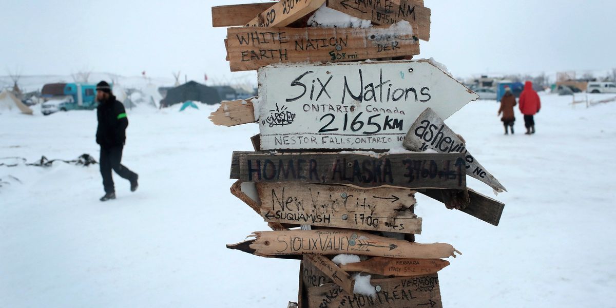 Standing Rock Sioux Reservation in South Dakota