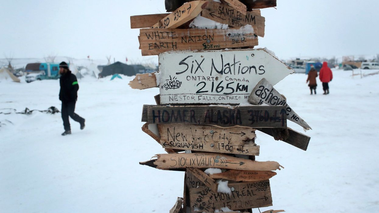 Standing Rock Sioux Reservation in South Dakota