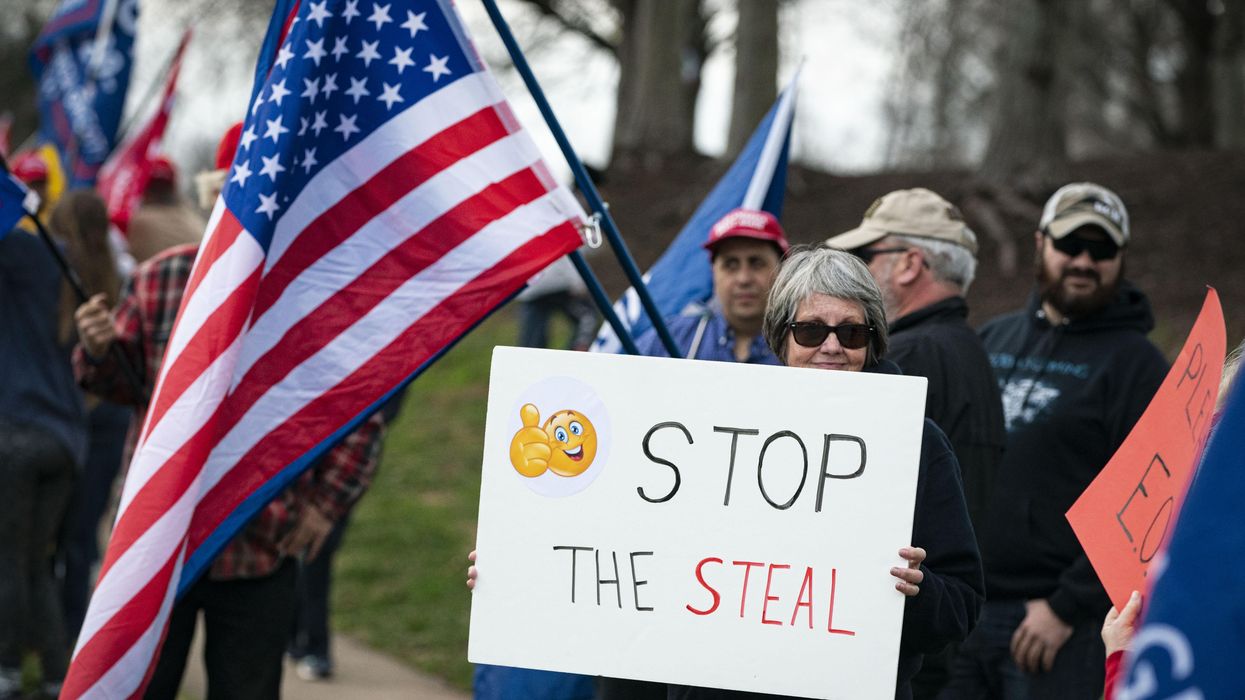 Stop the Steal protestor