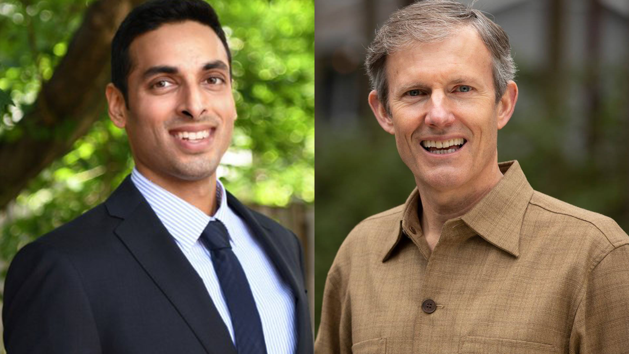 Suhas Subramanyam (left) and Rodney Willett