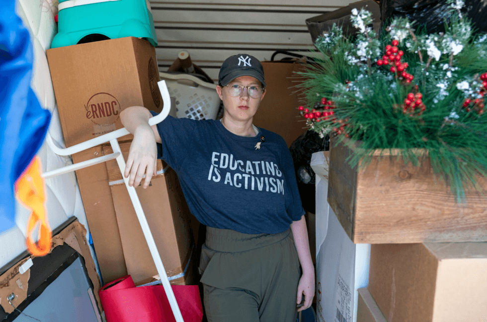 Summer Boismier lost her teaching license after refusing to purge books in her classroom or hide their covers