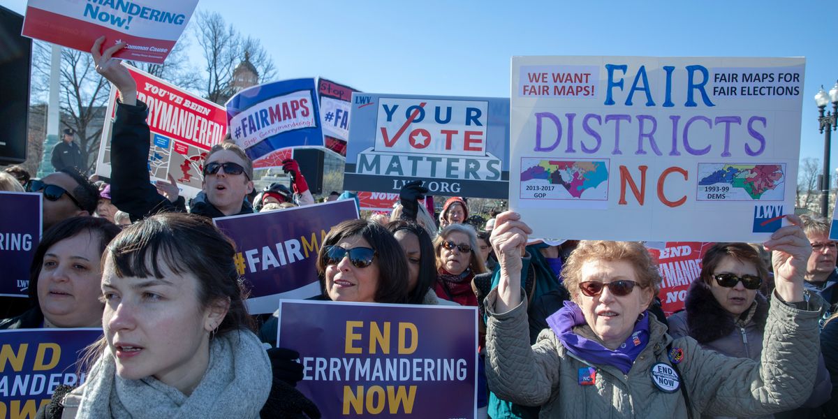 Supreme Court protest on gerrymandering