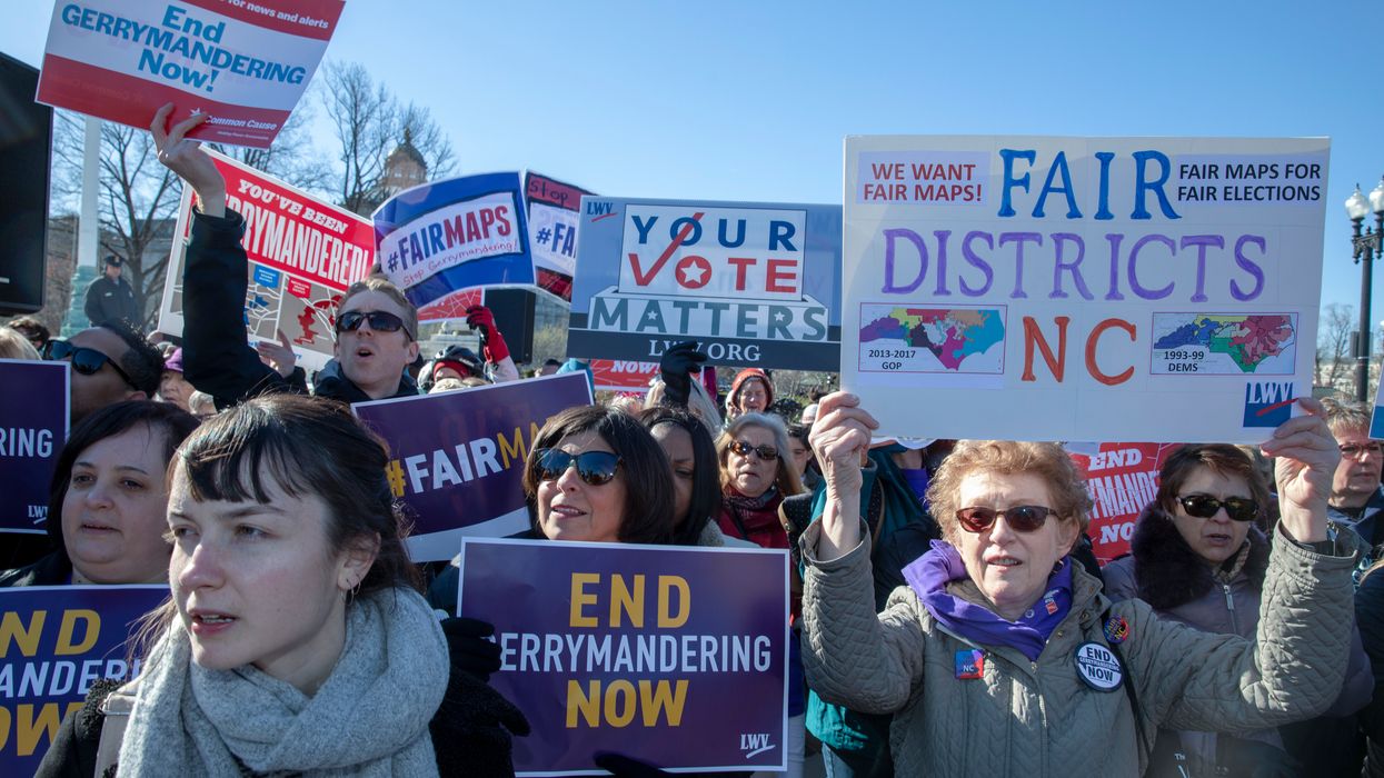 Supreme Court protest on gerrymandering