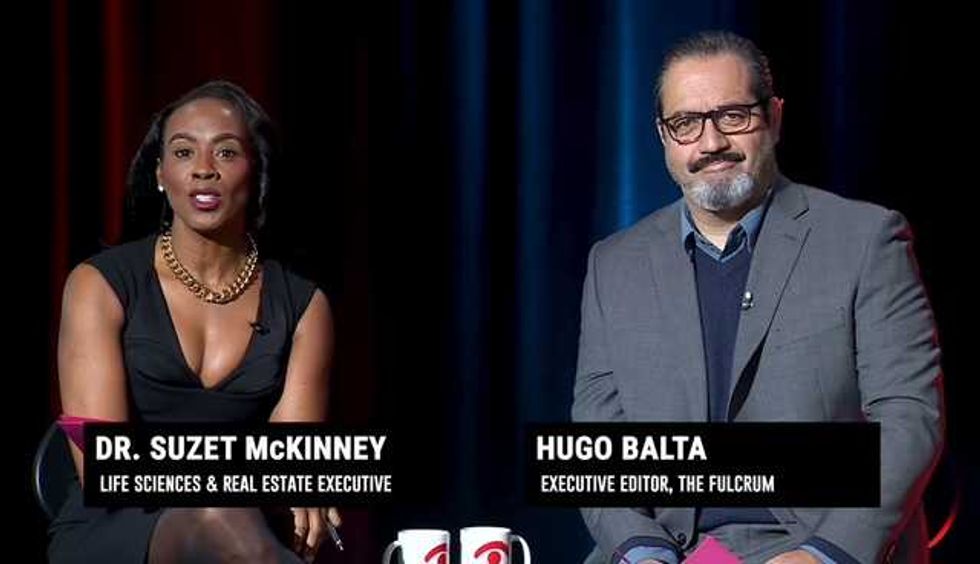 suzet mckinney with hugo balta