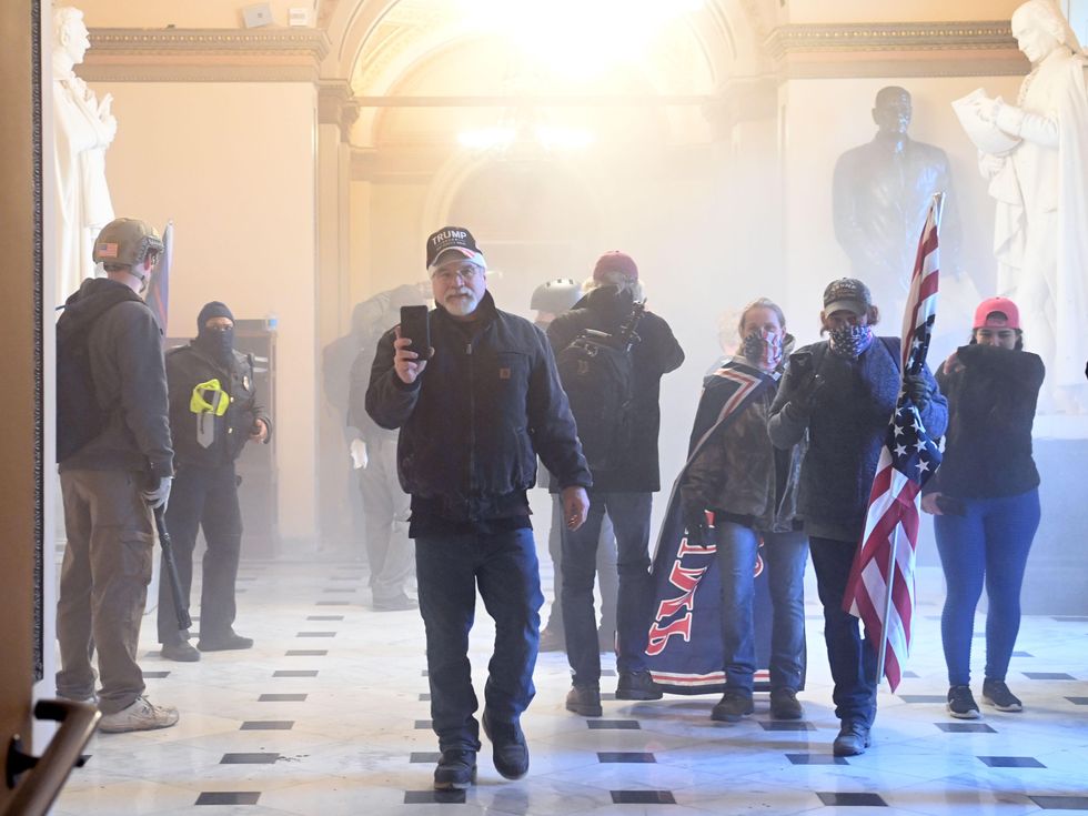 tear gas in the Capitol