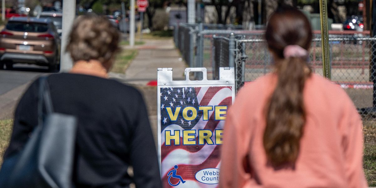 Texas primary voting