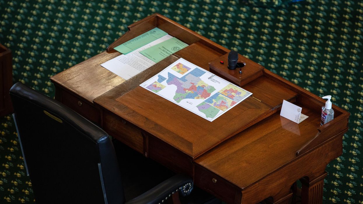 Texas redistricting map