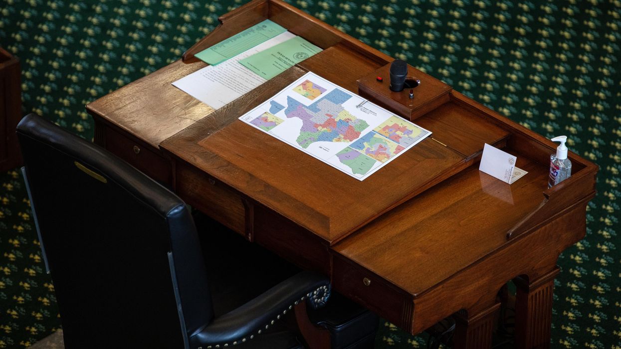 Texas redistricting map