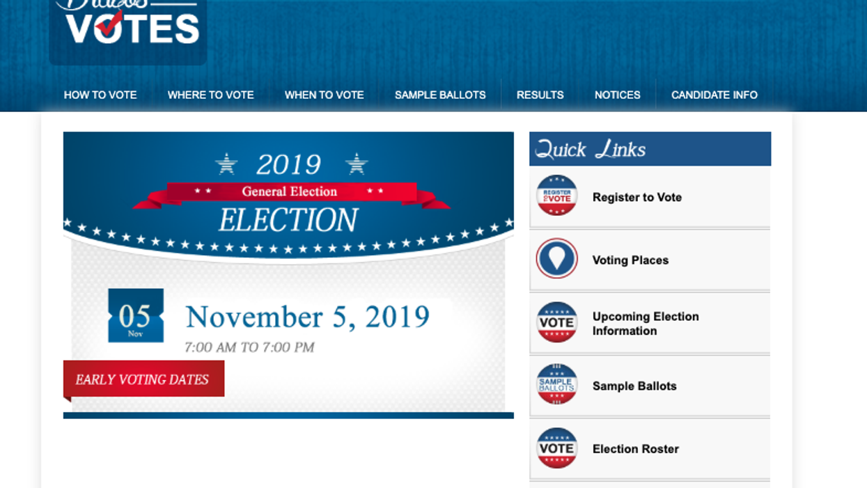 Most Texas election websites are not secure, report finds