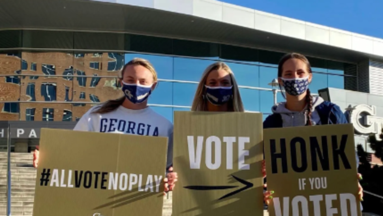 College athletes focus on civic action