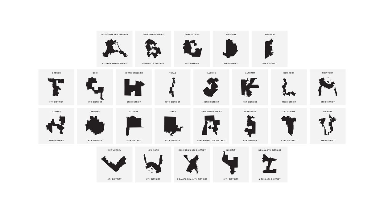 Expressing your anger at gerrymandering? There's a font for that.