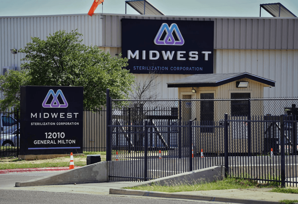 The Midwest Sterilization Corporation facility in Laredo uses ethylene oxide, a carcinogen, to sterilize medical equipment.