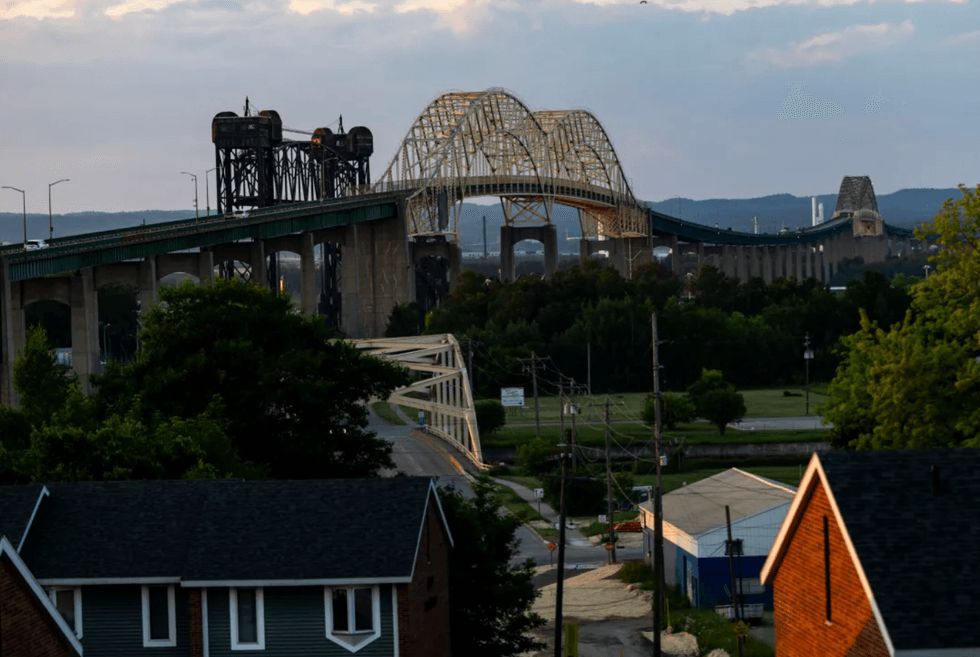 The Sault Ste. Marie International Bridge is the only vehicular border crossing between the countries for hundreds of miles in either direction.