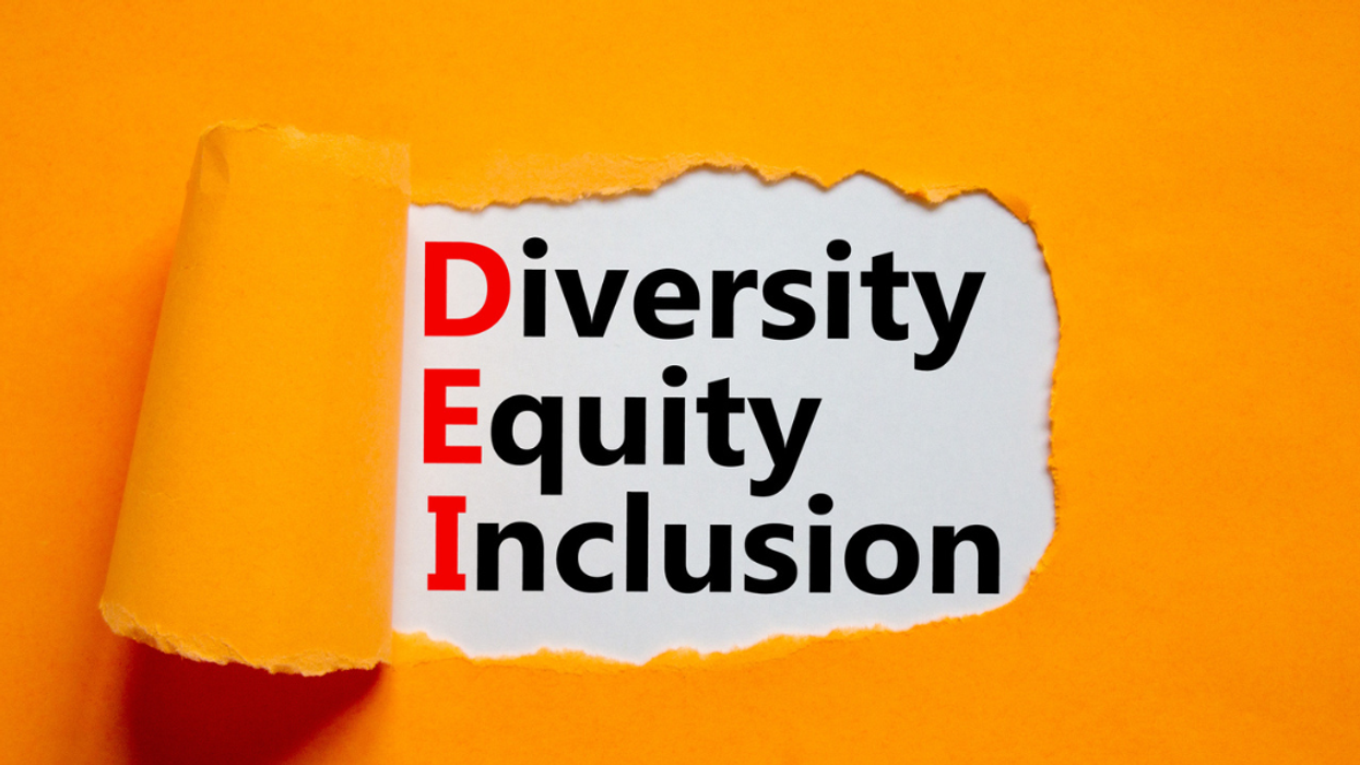 The words "Diversity Equity Inclusion"