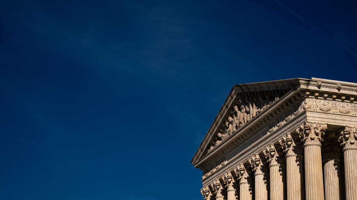 Top of the U.S. Supreme Court House