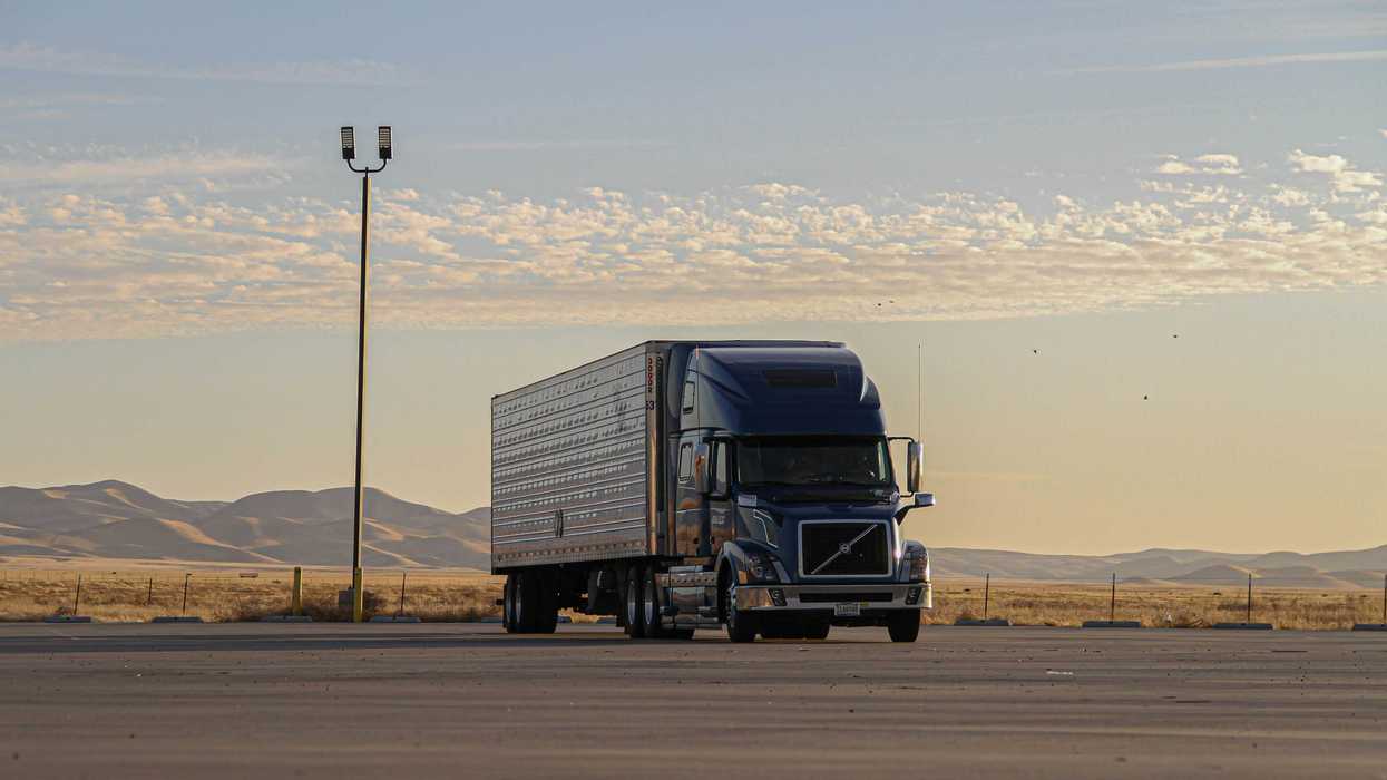 Truck parked
