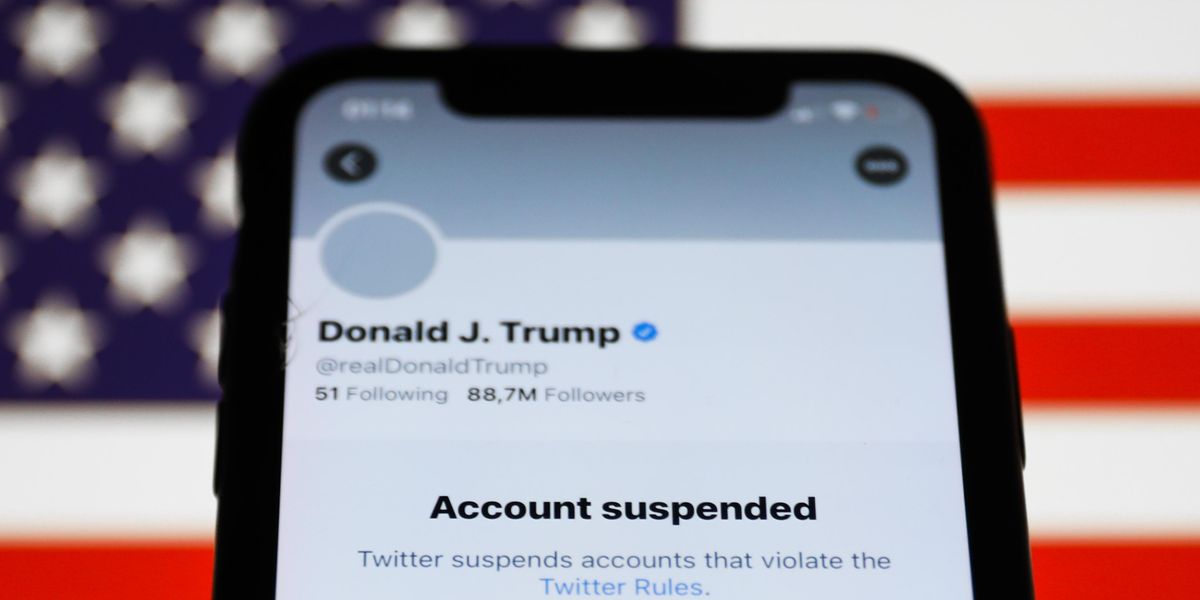 Trump Twitter account suspended