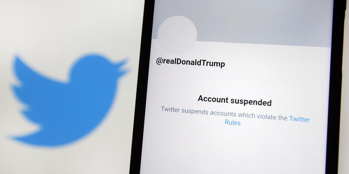 Trump Twitter suspension