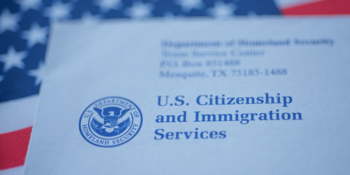 U.S. Citizenship and Immigration Services envelope