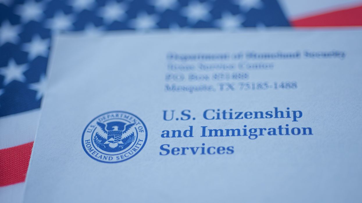 U.S. Citizenship and Immigration Services envelope