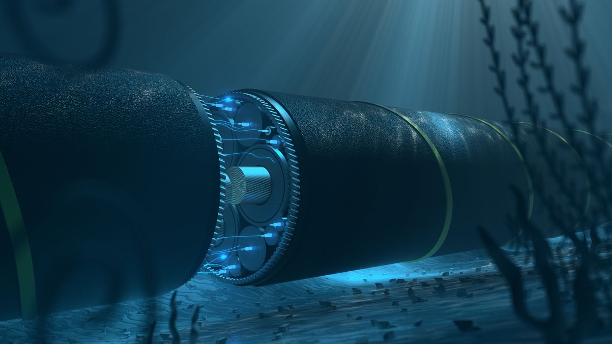 Underwater cable model