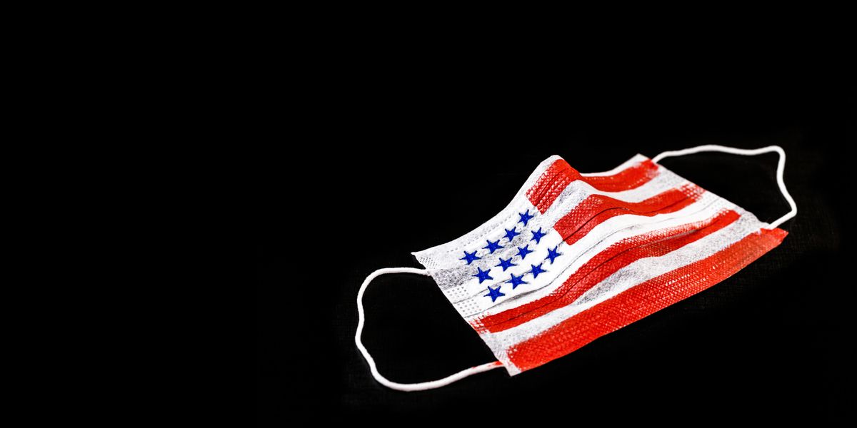US flag mask