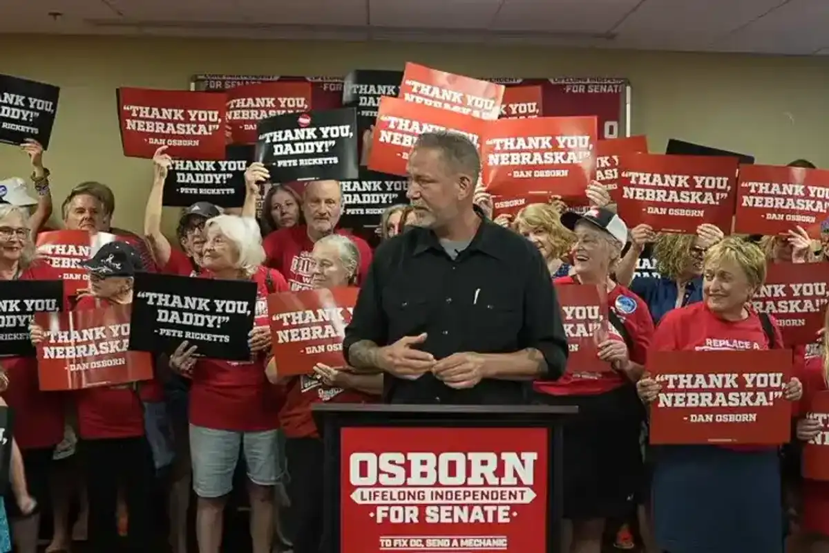 US Senate candidate Dan Osborn