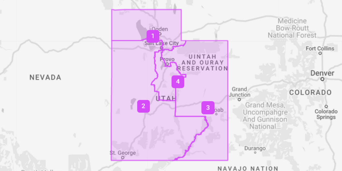 Utah congressional map