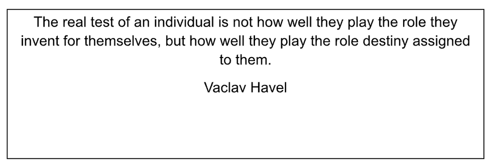 Vaclav Havel quote
