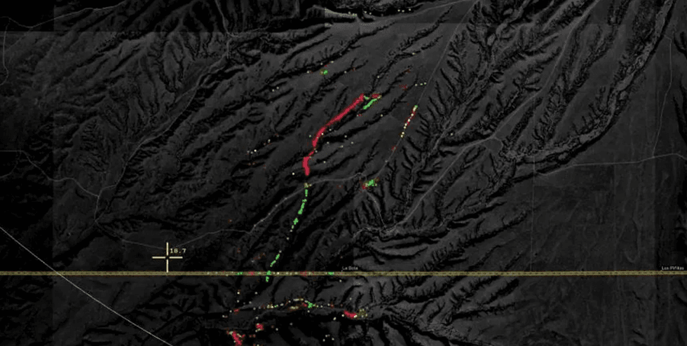 VaDER GMTI imagery output from a CBP MQ-9.