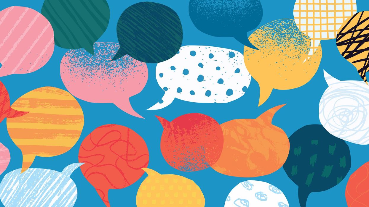 Varying speech bubbles. Dialogue. Conversations.
