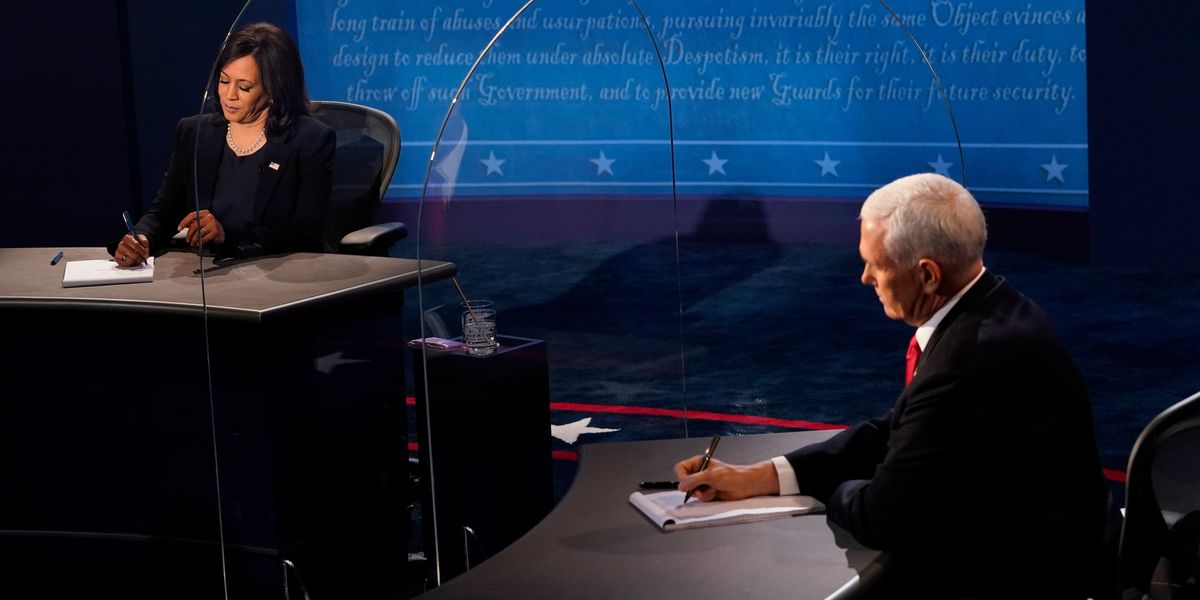 Vice presidential debate between Kamala Harris and Mike Pence