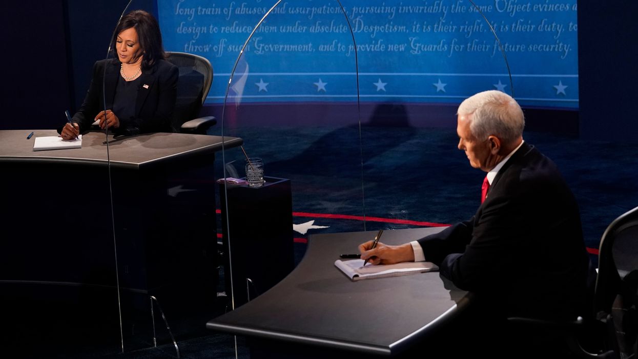 Vice presidential debate between Kamala Harris and Mike Pence