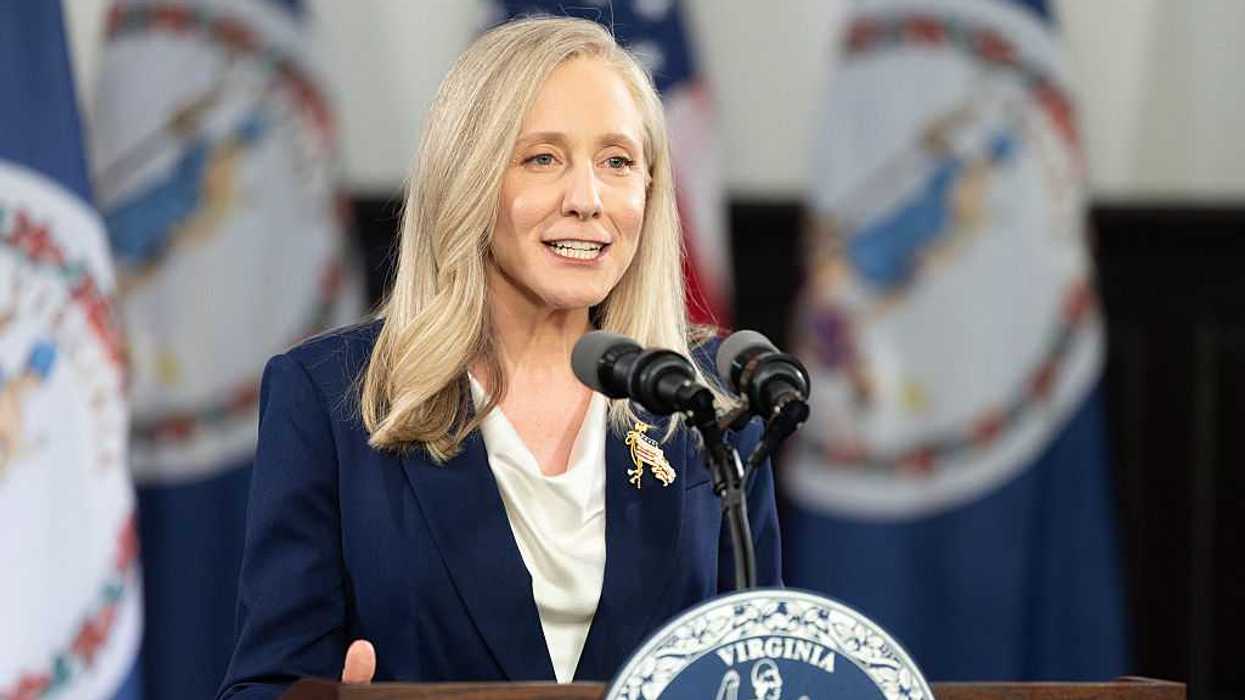 Virginia Gov. Abigail Spanberger delivers the Democratic response to U.S. President Donald Trump's State of the Union address on February 24, 2026 in Williamsburg, Virginia.