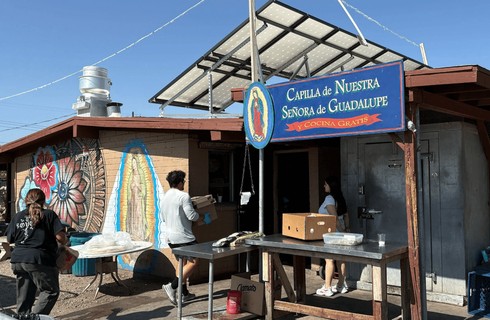 Volunteers at Casa Maria Soup Kitchen provide hundreds of meals