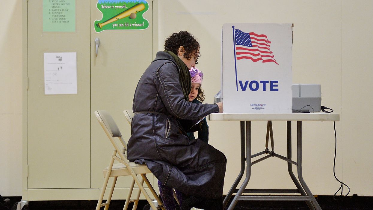 Voter in Durham, N.C.