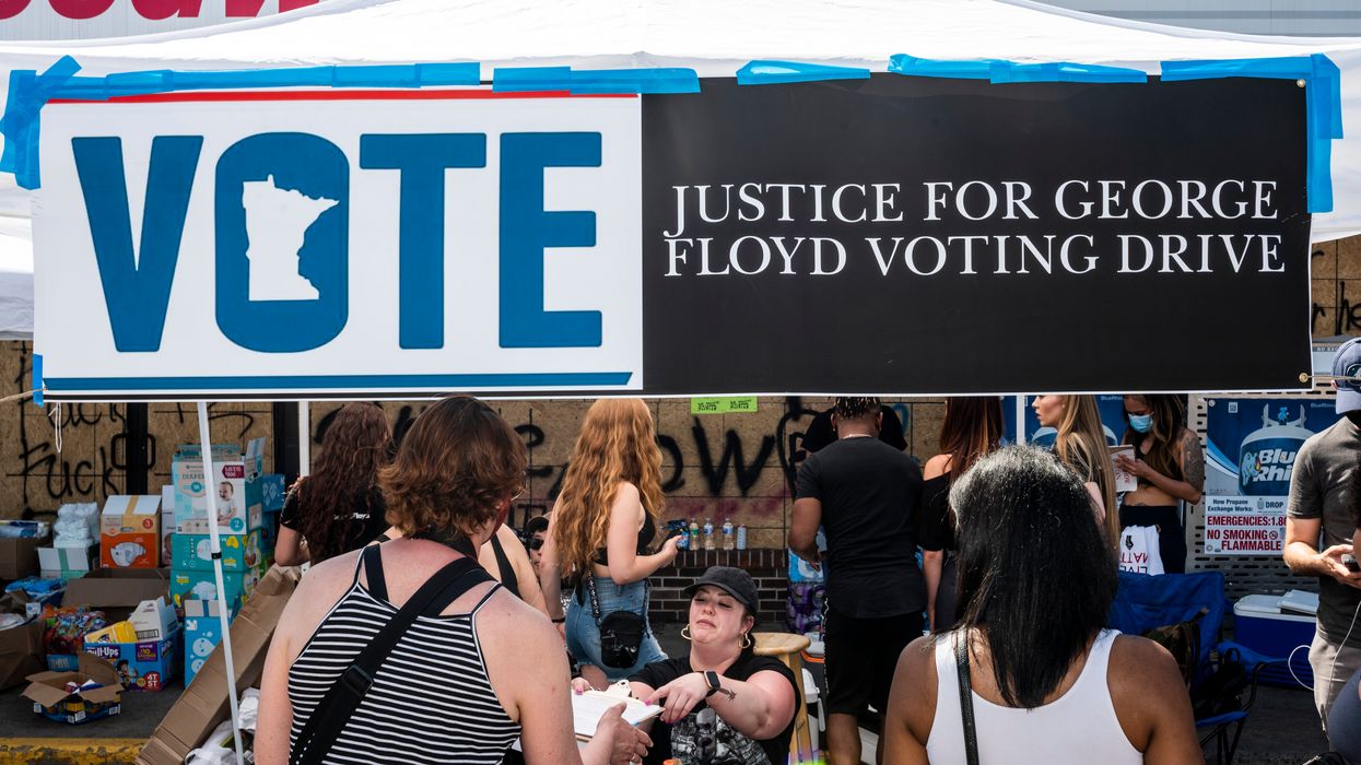 Voter registration drive