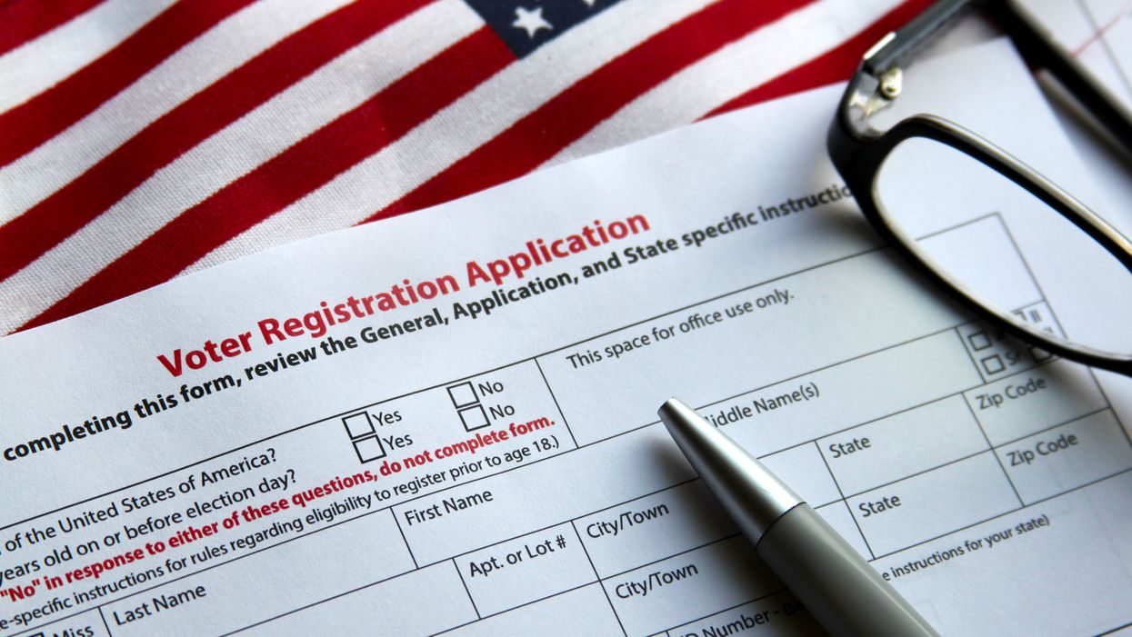 voter registration form