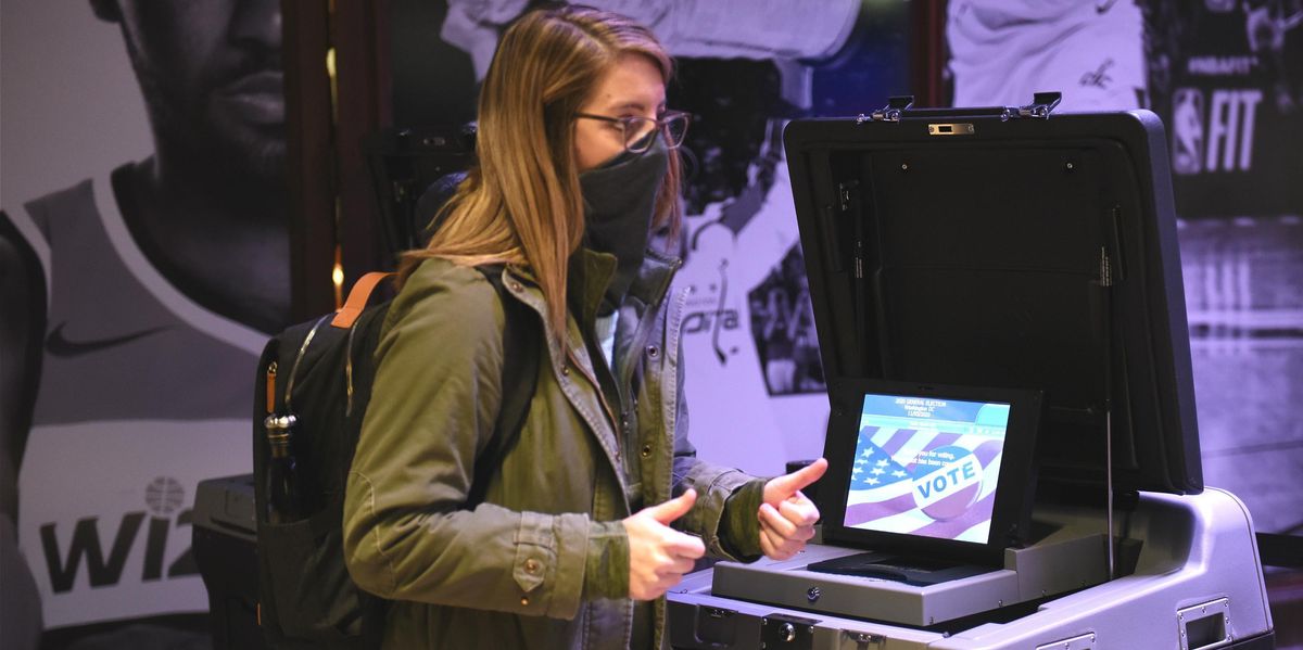 Voting at Capital One Arena