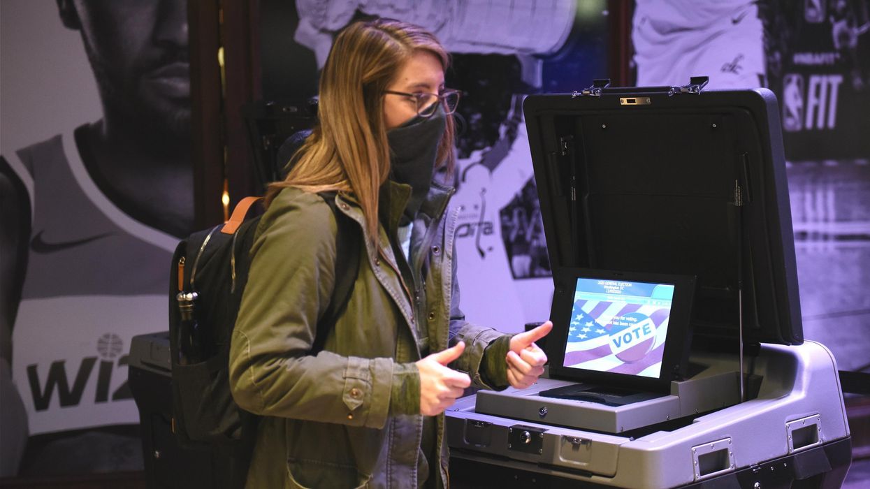 Voting at Capital One Arena