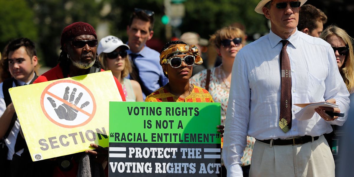 Voting Rights Act protest