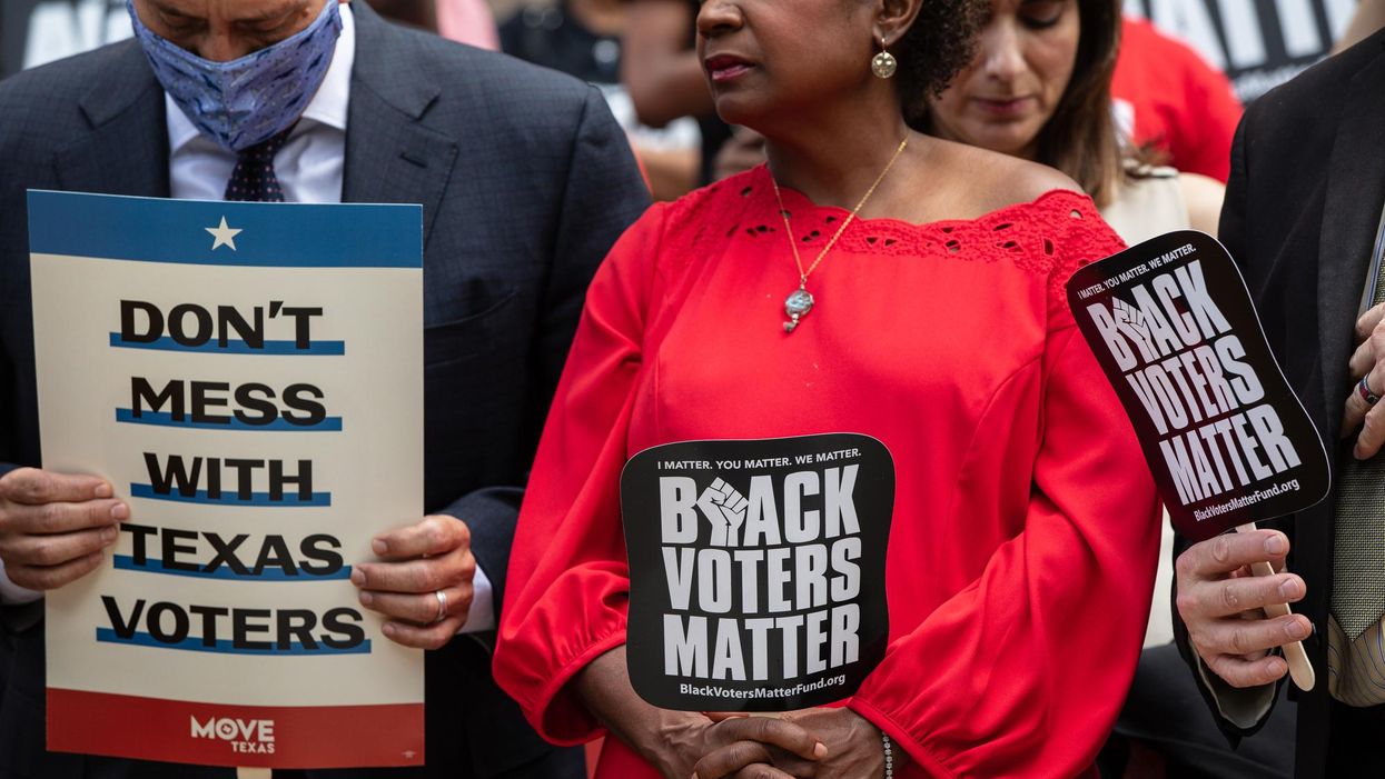 Voting rights advocates in Texas