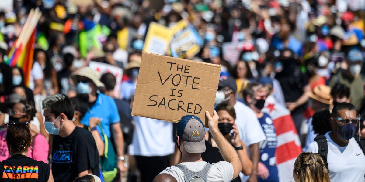 voting rights rally