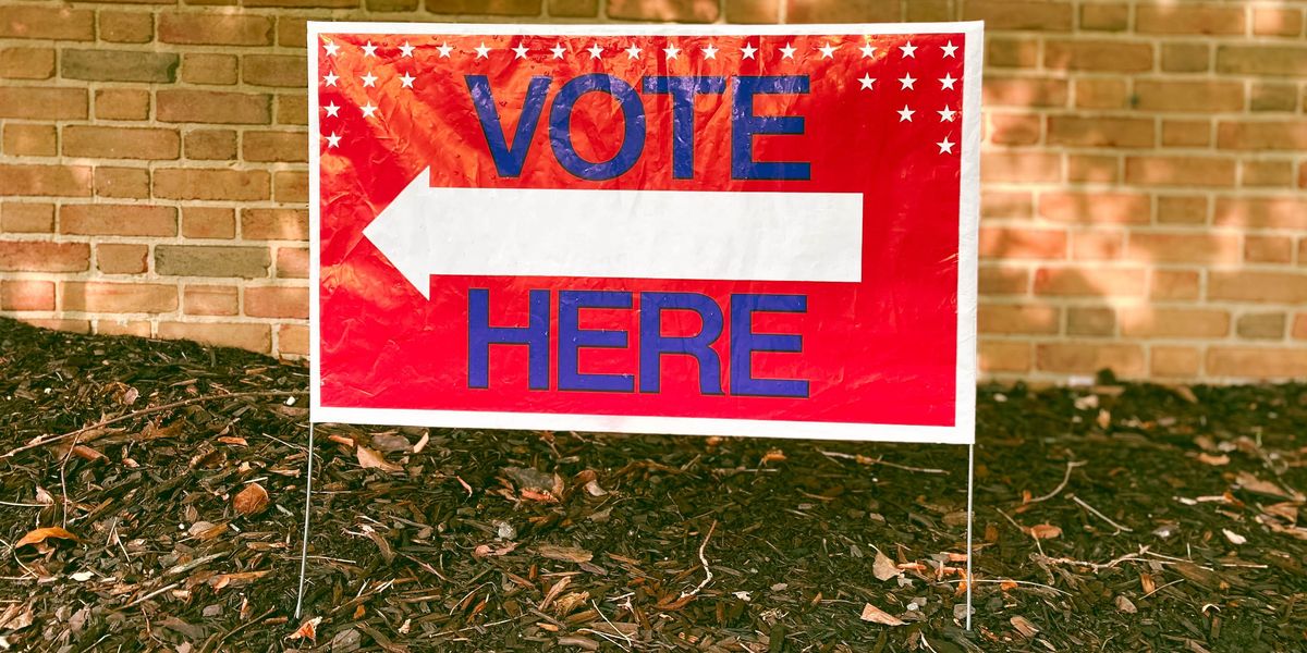 voting sign