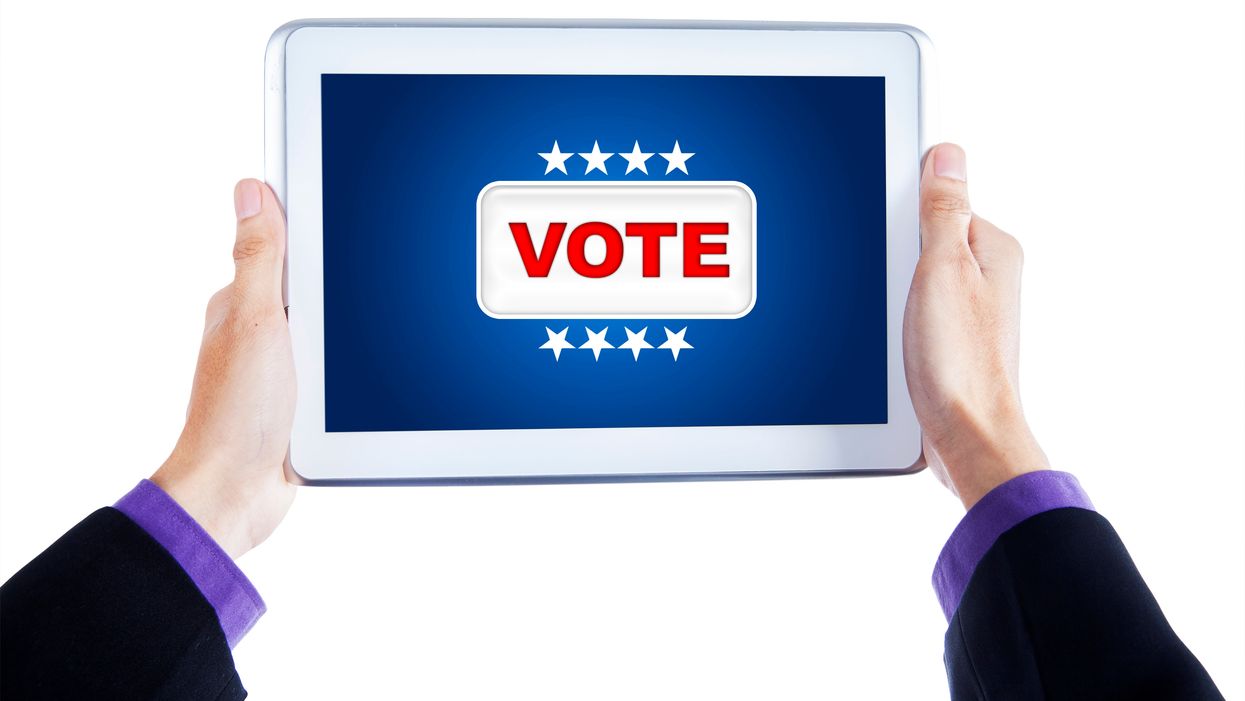 Voting via internet