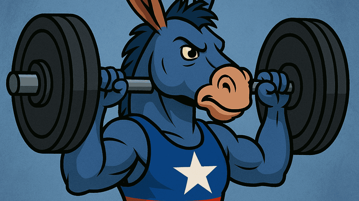 weightlifting donkey